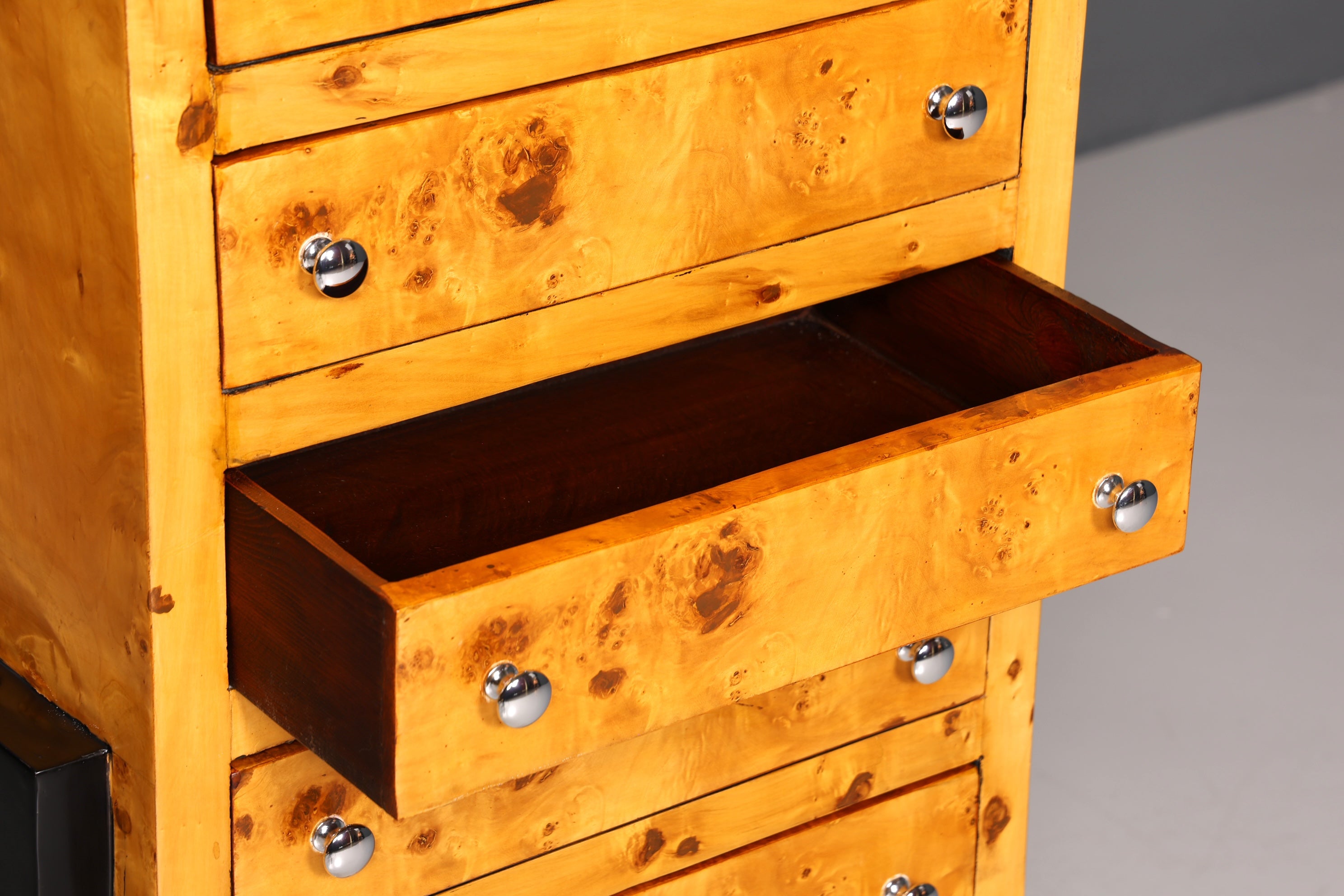 Traumhaftes Art Deco Design Highboard Biedermeier Stil Kommode Vertiko Schubladenkommode