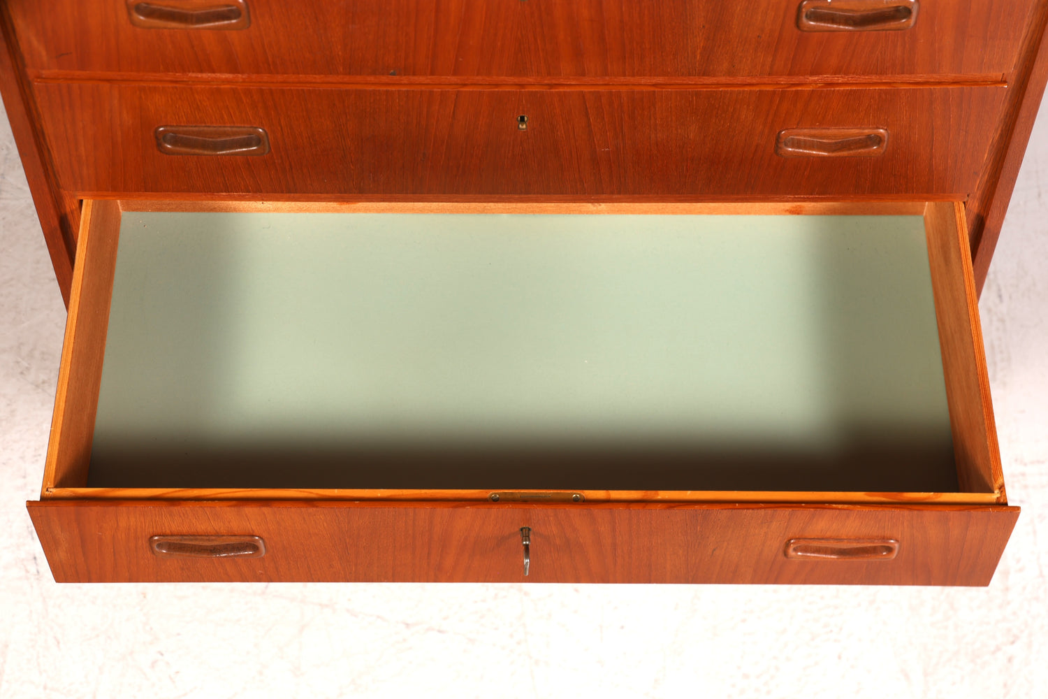 G009 Finish cm, Wunderschöne Mid Century Kommode Vintage Vertiko 60s 70s Schrank Schubladenkommode