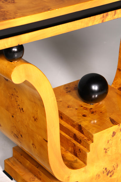 Wunderschöne Art Deco Design Wandkonsole Birke Flurablage Tisch Ablagetisch Konsole