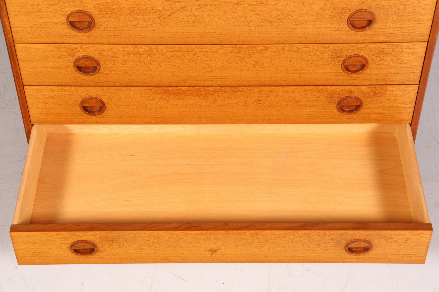 Traumhafte Mid Century Kommode Teak Holz Sideboard Vintage Schubladen Kommode