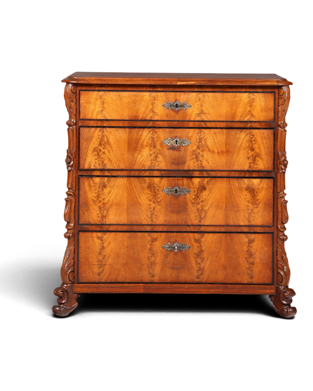 Traumhafte Louis Philippe Kommode Biedermeier Antik Schubladenkommode Sideboard um 1880