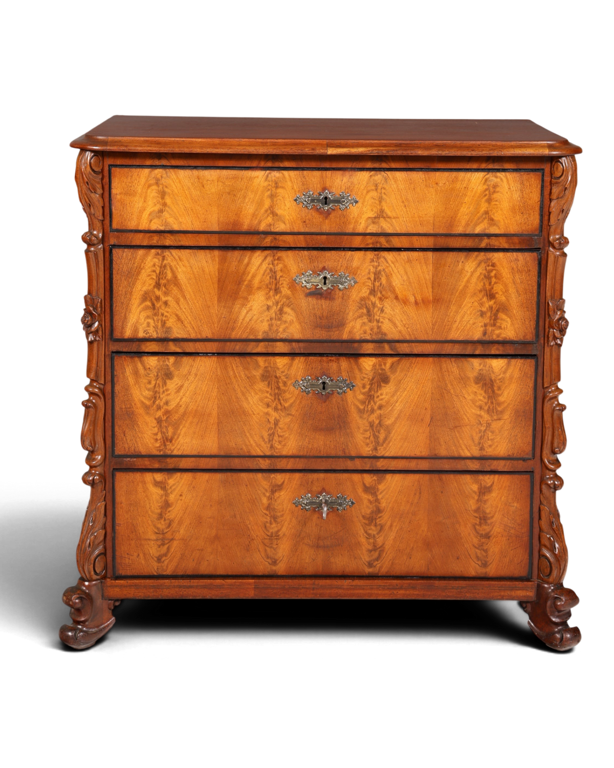 Traumhafte Louis Philippe Kommode Biedermeier Antik Schubladenkommode Sideboard um 1880