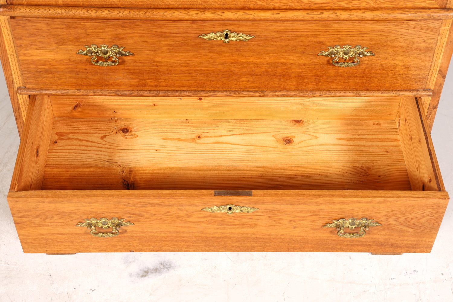 Edler Louis Philippe Sekretär um 1880 Gründerzeit Antik Schrank Chiffoniere Highboard