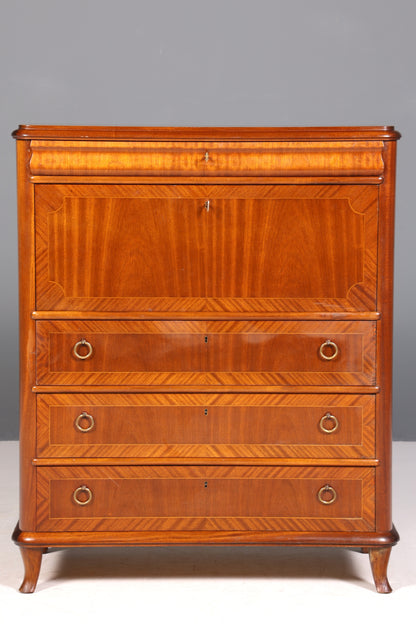 Wunderschöner Sekretär im Antik Stil Büro Kommode Art Deco Stil 50s Vertiko Schreibkommode Kommode