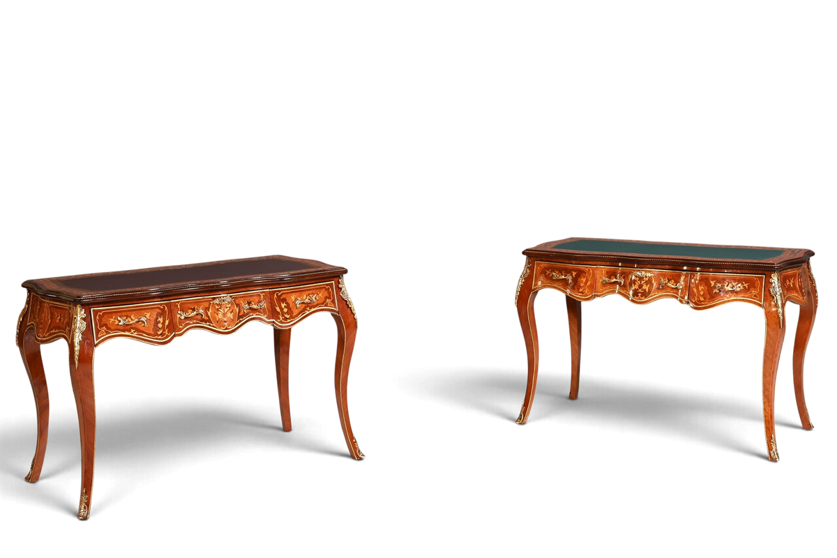 Traumhafter Louis XV Stil Schreibtisch French Desk Antik Stil Bürotisch