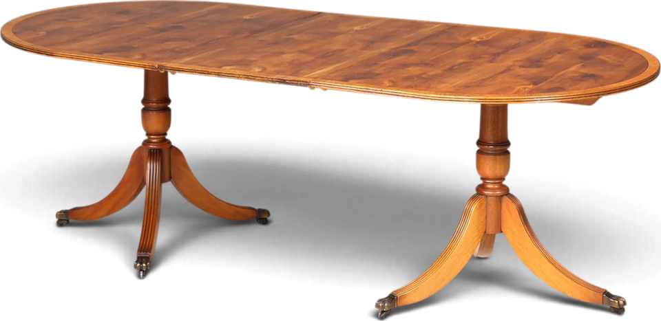 Esstisch ausziehbar, Regency-Stil, 60er