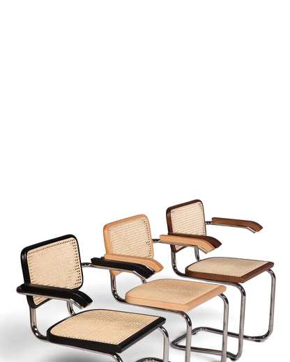 Korbgeflecht Freischwinger Stuhl &amp;quot;Milano&amp;quot; Made in Italy Braun Küchenstuhl Wippstuhl Wiener Geflecht