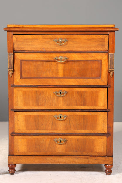 Stilvolle Gründerzeit Kommode Jugendstil Vertiko Schubladenkommode Antik Wäschekommode Chiffoniere