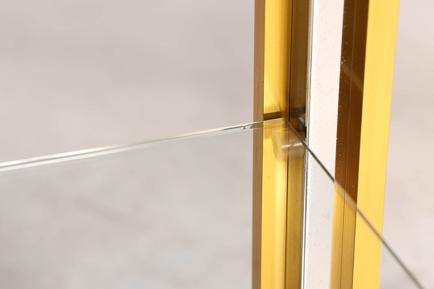 Wunderschönes Bücherregal Design by Renato Zevi Chrome Regal Mid Century Buchablage 1 von 2