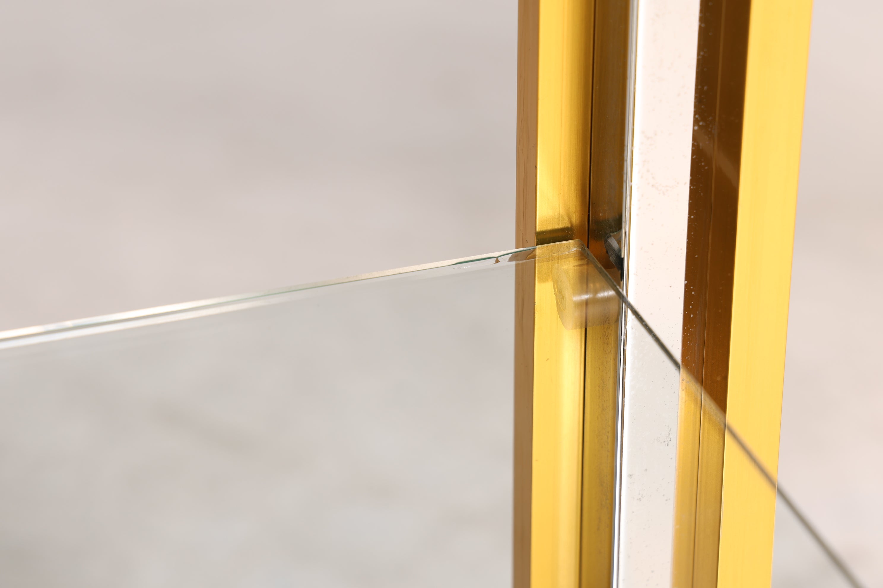 Wunderschönes Bücherregal Design by Renato Zevi Chrome Regal Mid Century Buchablage 1 von 2