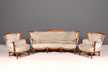 Wunderschöner Chippendale Sessel Antik Barock Stil Chesterfield Armlehnsessel 1 von 2