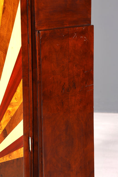 Stunning Art Deco designer cabinet, highboard, chest of drawers, vertiko, Sun, linen cabinet, hallway cabinet