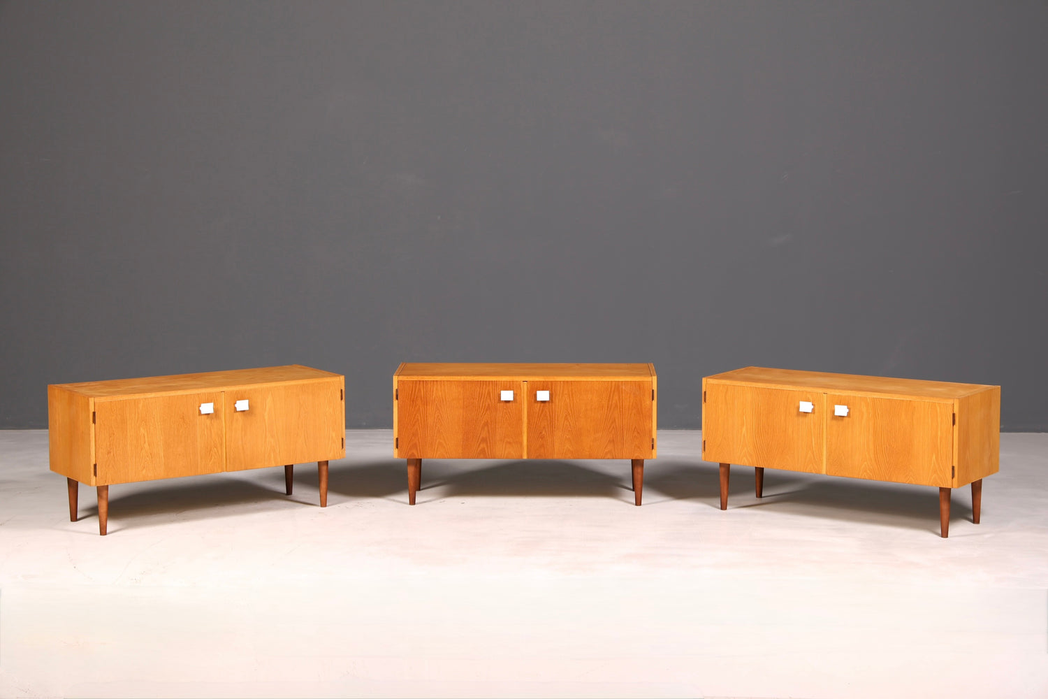Beautiful Original Hellerau Mid-Century Dresser Model 427 Sideboard TV Cabinet Vintage Solid Wood