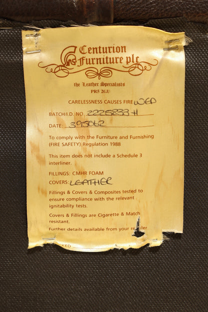 Wunderschöner Original Chesterfield Centurion Sessel Englischer Armlehnsessel Echt Leder Herrensessel Vintage