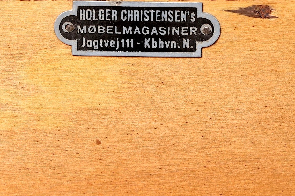 Traumhaftes Original Holger Christensen Møbelmagasiner Sideboard Teak Danish Design Kopenhagen