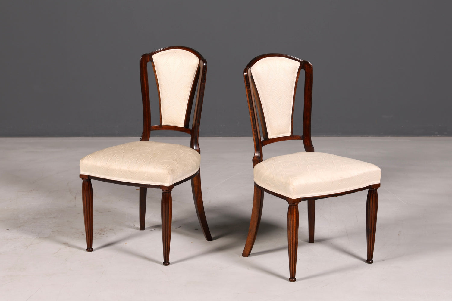 Elegant Art Deco chair Vintage dining chair writing desk chair upholstered chair armchair kitchen chair 1 of 2