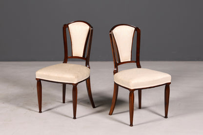 Elegant Art Deco chair Vintage dining chair writing desk chair upholstered chair armchair kitchen chair 1 of 2