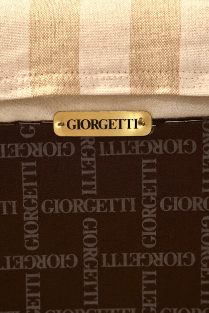 Edler Original Giorgetti Progetti Ohrensessel Umberto Asnago Design Sessel Italien Stoff Vintage 2 von 2
