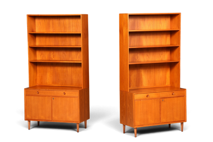 Wunderschönes Mid Century Regal Danish Design Teak Holz Schrank Retro Bücherregal Kommode 1 von 2