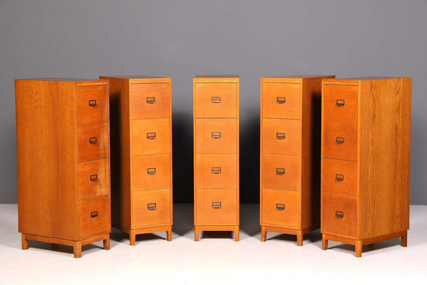 Mid Century Aktenschrank Bauhaus Vintage Apothekerschrank Schubladenkommode Vertiko Retro