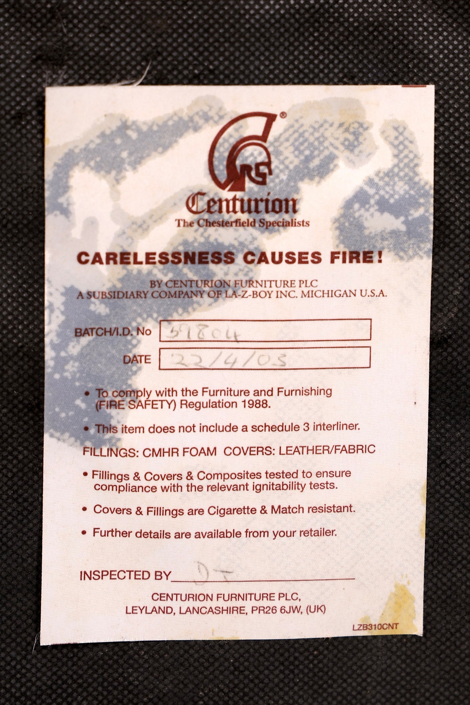 Wunderschönes Original Chesterfield Centurion Sofa 3- Sitzer echt Leder Couch Ledersofa