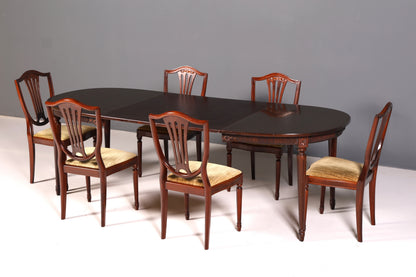 Wunderschöner Tisch im Gustavianischen Stil Küchentisch Ausziehbar Antik Esszimmer Tafel