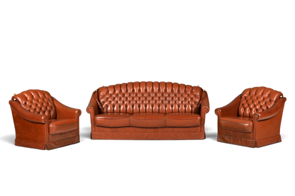 Stilvoller Original Chesterfield Sessel Englischer Armlehnsessel Englisch Herrensessel 1 von 2