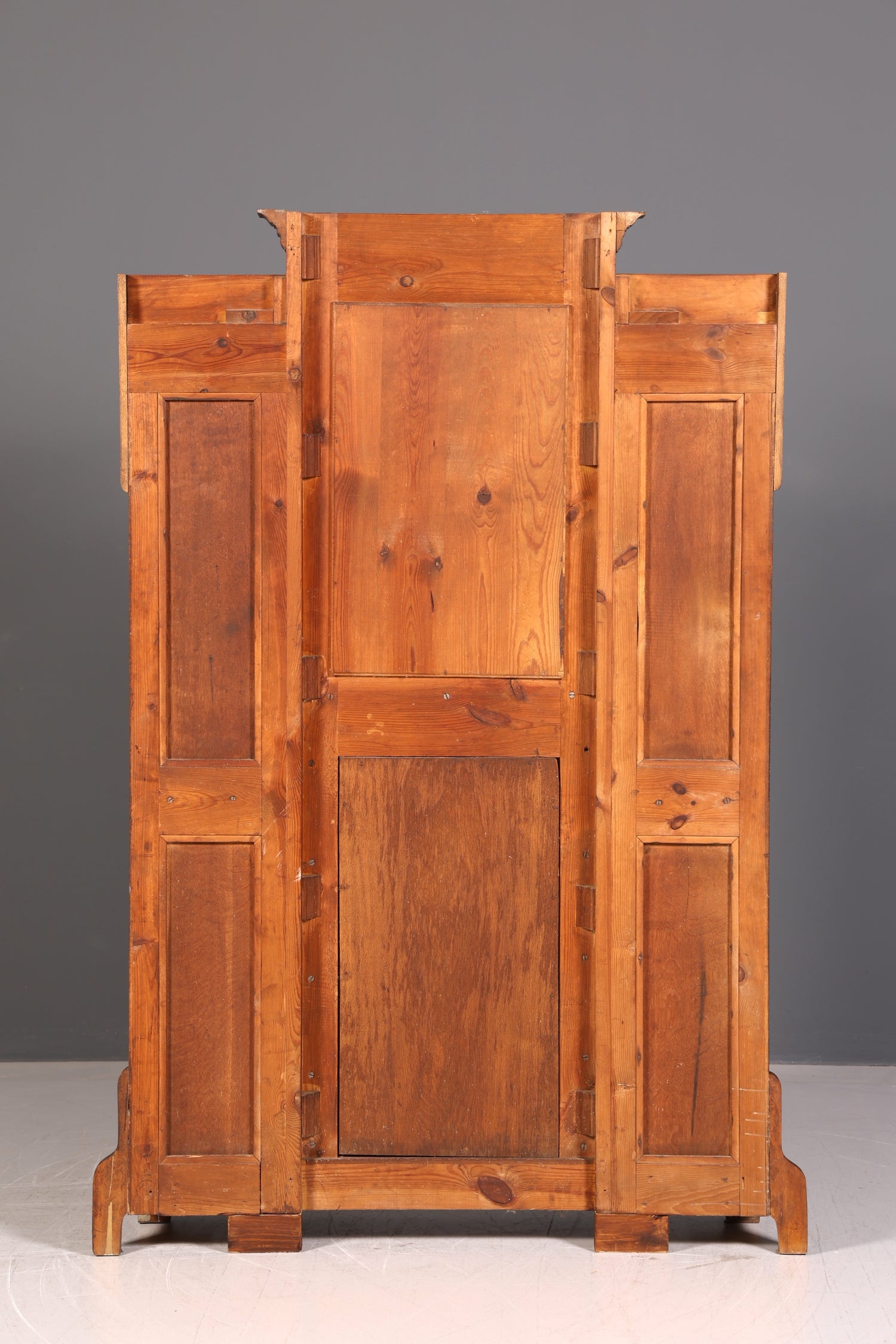 Traumhafte Jugendstil Garderobe Flurgarderobe Eiche Antik Kleiderwand mit Spiegel Dielenmöbel Wandgarderobe