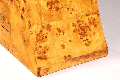 Aussergewöhnliches Art Deco Design Bücherregal Birke Luxus Regal Kommode Buchablage