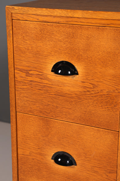Wunderschöner Mid Century Aktenschrank Kommode Vintage Bauhaus Apotheker Schrank Retro Schubladenkommode