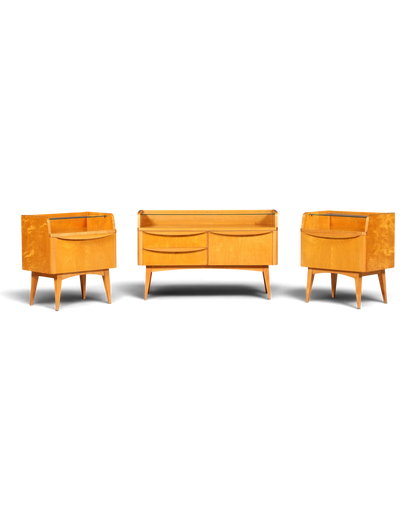 Original Hellerau Schrank Franz Ehrlich Mid Century Sideboard Lowboard DDR Design
