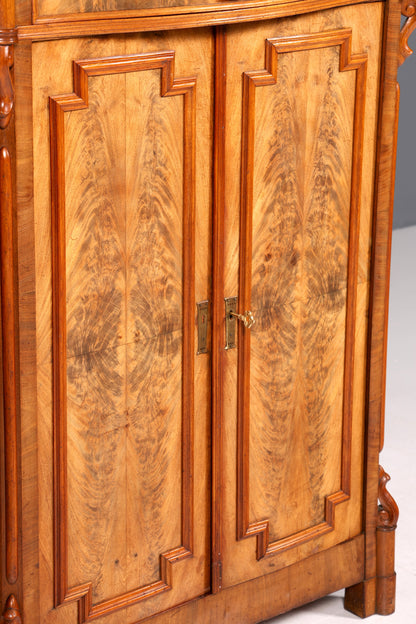 Traumhafter Louis Philippe Schrank um 1880 Gründerzeit Vertiko Highboard Schrank