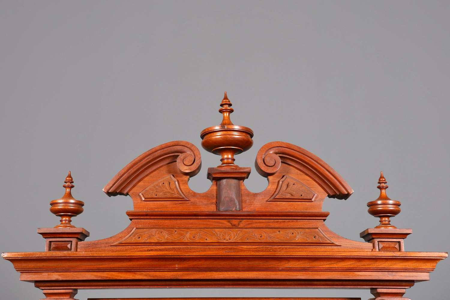 Edle Louis Philippe Kommode mit Spiegelaufsatz Gründerzeit Frisierkommode Holz Schrank Antik Flurschrank um 1880