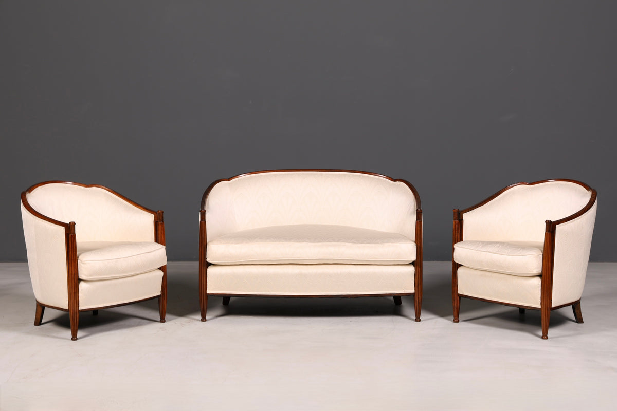 Edles Art Deco Sofa Sitzbank 2-Sitzer Vintage Loungesofa Polstersofa Salonsofa