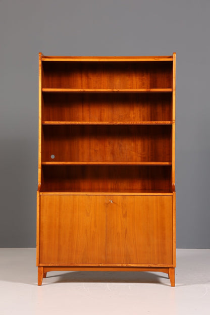 Schlichtes Mid Century Regal Bücherregal Retro Schrank Danish Design Kommode 2 von 2