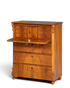 Stilvoller Louis Philippe Sekretär Biedermeier Vertiko Jugendstil Antik Kommode um 1880 Schreibkommode