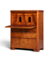 Stilvoller Louis Philippe Sekretär Vertiko Gründerzeit Kommode um 1880 Office