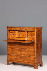 Stilvoller Louis Philippe Sekretär Vertiko Gründerzeit Kommode um 1880 Schreibkommode