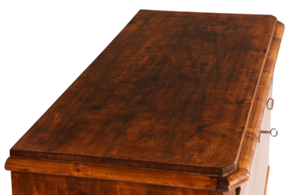 Stilvoller Louis Philippe Sekretär Vertiko Gründerzeit Kommode um 1880 Schreibkommode