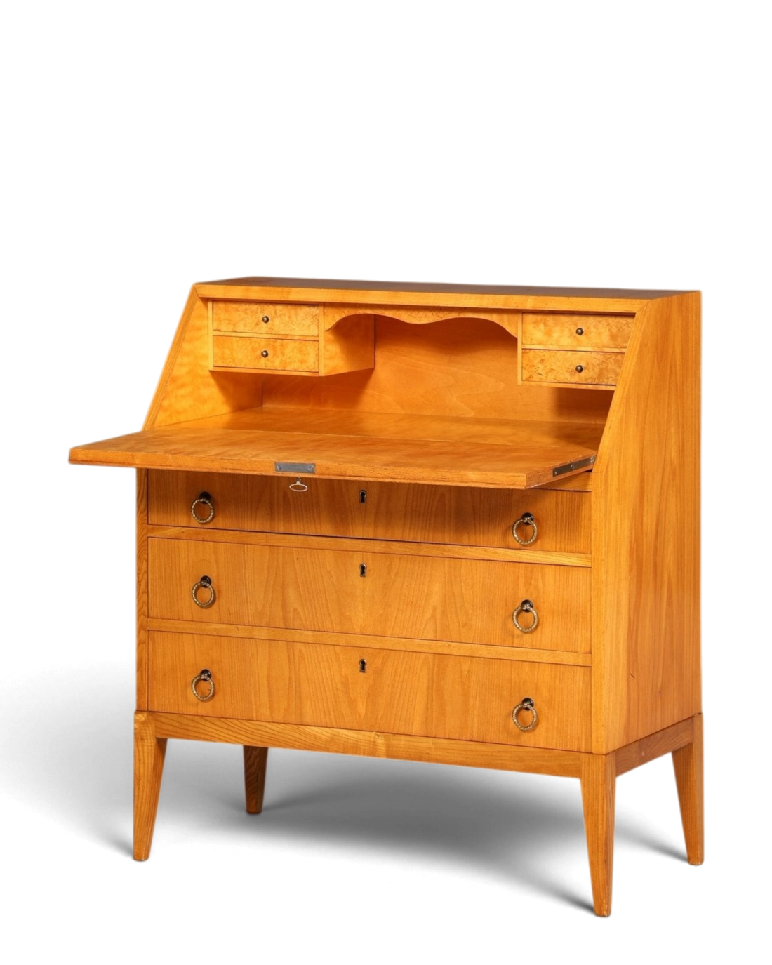Stilvoller Mid Century Sekretär Danish Design Retro Büro Schrank Vintage Büro Kommode