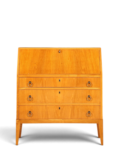 Stilvoller Mid Century Sekretär Danish Design Retro Büro Schrank Vintage Büro Kommode