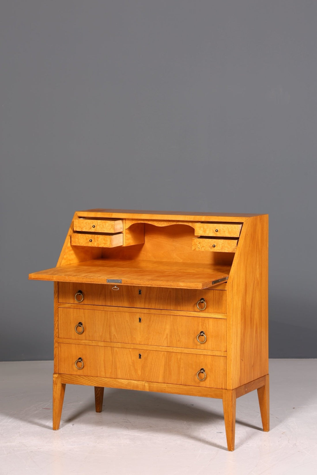 Stilvoller Mid Century Sekretär Danish Design Retro Büro Schrank Vintage Büro Kommode