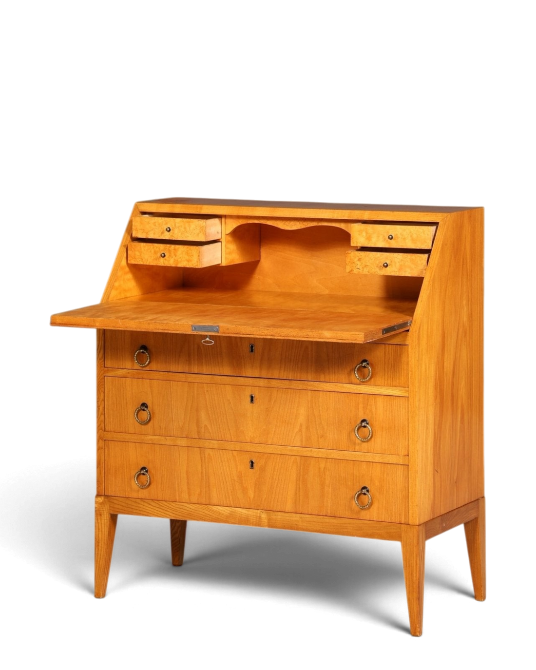 Stilvoller Mid Century Sekretär Danish Design Retro Büro Schrank Vintage Büro Kommode