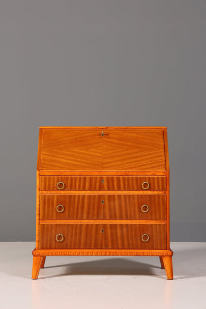 Stilvoller Mid Century Sekretär Vintage Büro Schrank Retro Kommode Office Secretary 60s