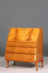 Stilvoller Sekretär um 1930 Büro Kommode Kirschholz skandinavischer Sekretär