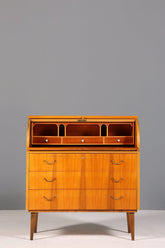 Wunderschöner Mid Century Rollladen Sekretär Danish Design Büro Schrank Büro Kommode