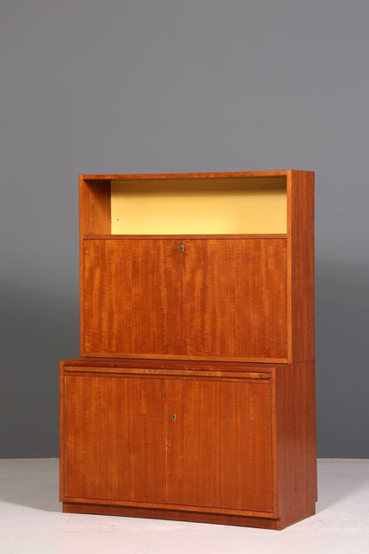 Wunderschöner Mid Century Schrank Vintage Highboard Sekretär Holz Regal Retro Vertiko 60s