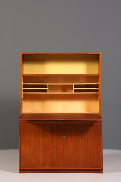 Wunderschöner Mid Century Schrank Vintage Highboard Sekretär Holz Regal Retro Vertiko 60s