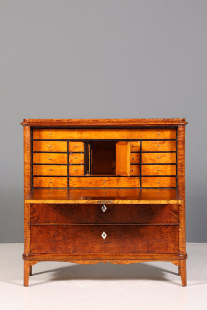Wunderschöner Original Biedermeier Sekretär um 1860 Kommode Antik Bürokommode