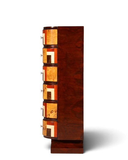 Wunderschönes Art Deco Stil Highboard Kommode Vertiko Schubladenkommode